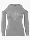 Guess Cut-Out Sleeves Triangle Logo Trui
